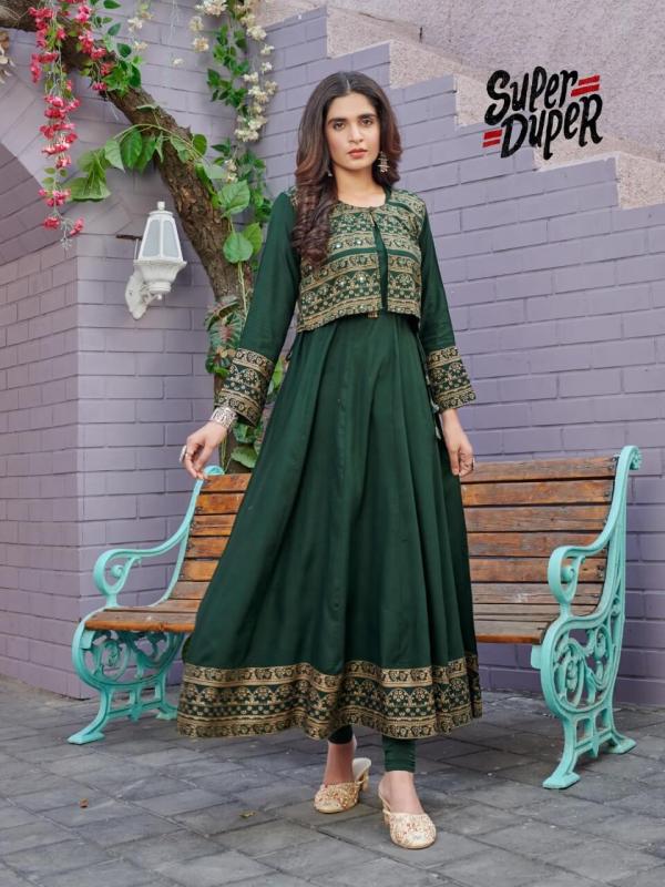 Super Duper Hit Rayon Fancy Long Kurti Collection